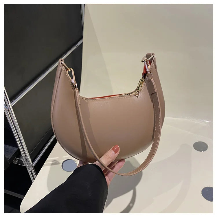 Sac Bandoulière Demi-Lune Luxe Femme - NatyGlam's