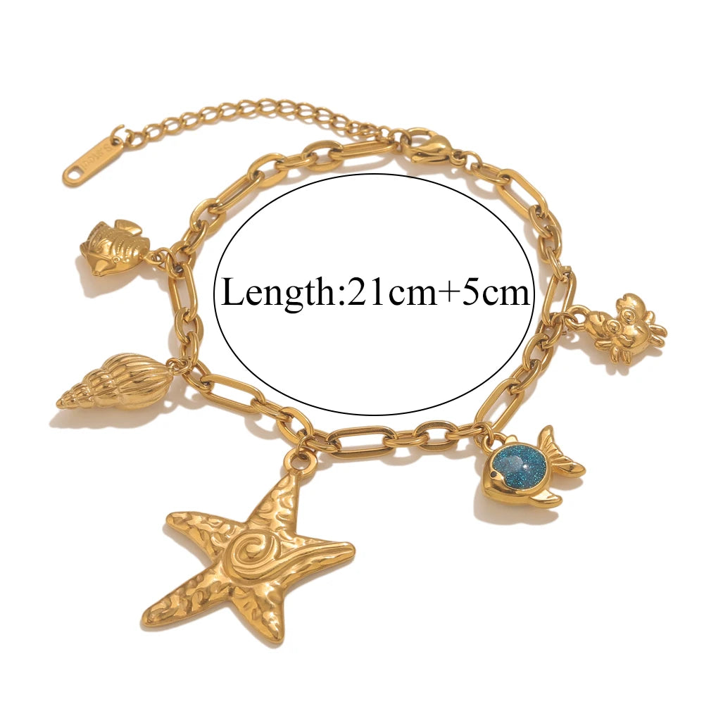 Bracelet Etoile de Mer Acier Inoxydable - NatyGlam's