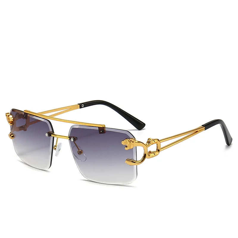 Lunettes de soleil carrées de luxe femme UV400 - NatyGlam's