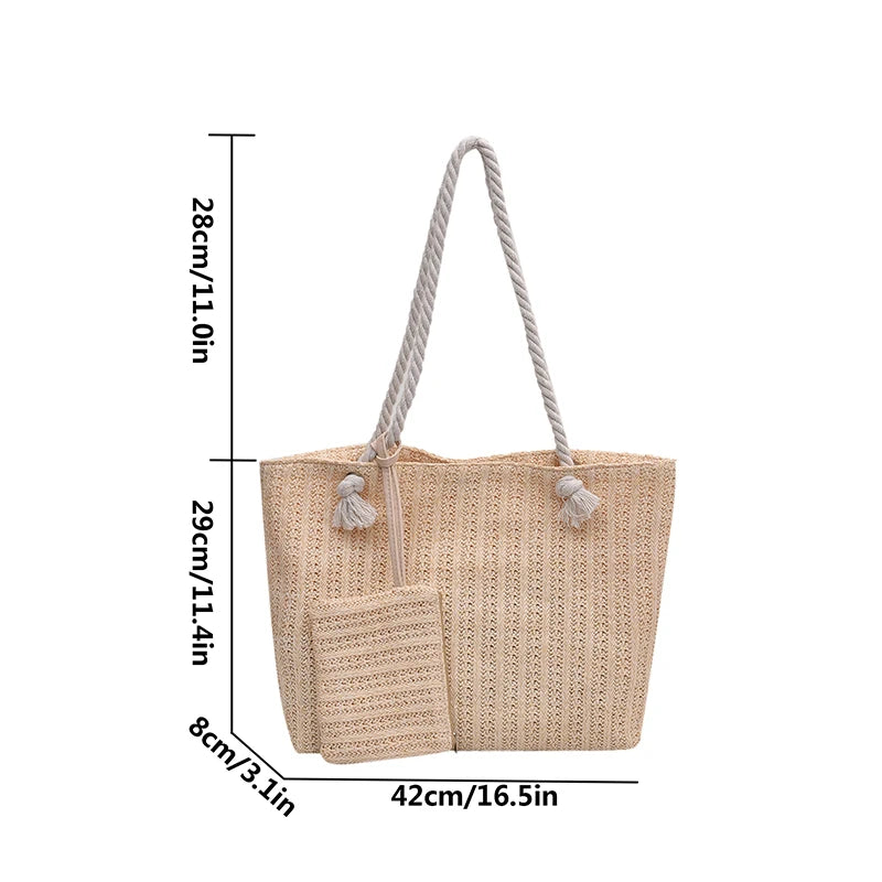 Sac à main Femme en Paille Grande Capacité - NatyGlam's