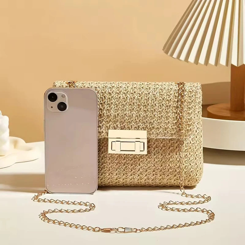 Sac Bandoulière Elégance Chaîne Dorée - NatyGlam's