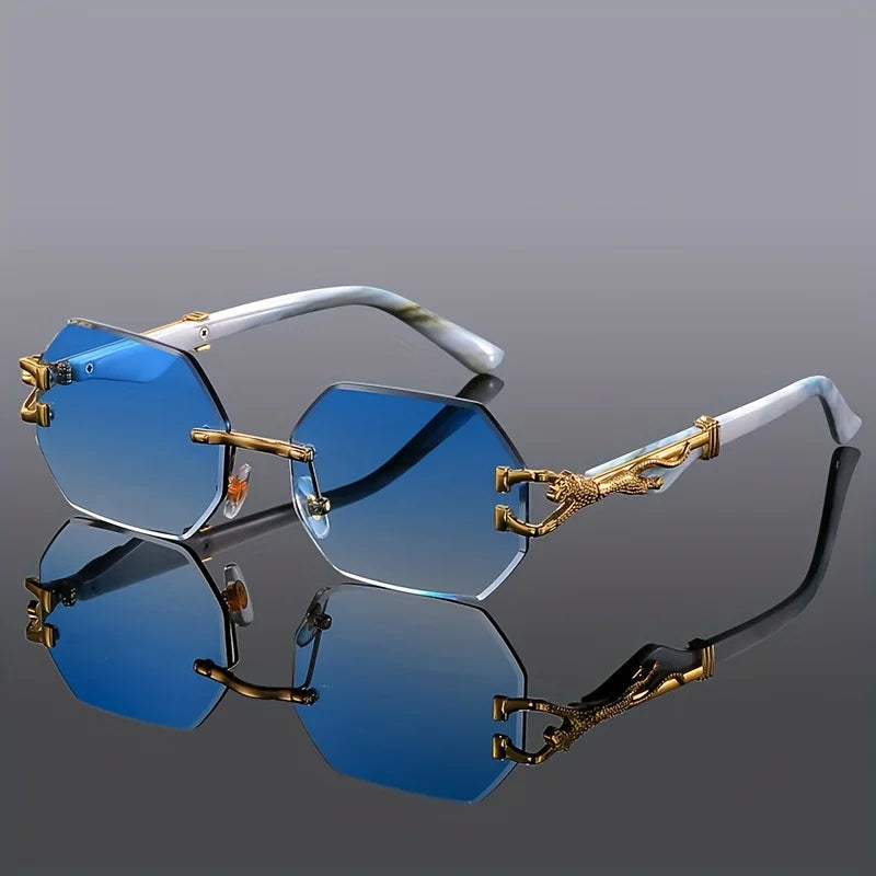 Lunettes de Soleil Géométriques Femme UV400 Tendance - NatyGlam's