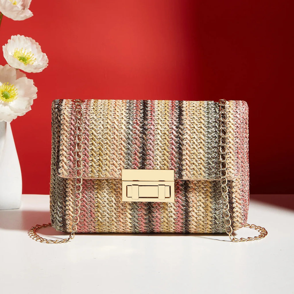 Sac Bandoulière Elégance Chaîne Dorée - NatyGlam's