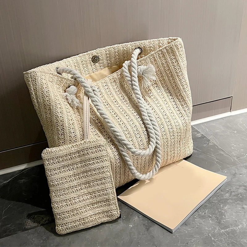 Sac à main Femme en Paille Grande Capacité - NatyGlam's