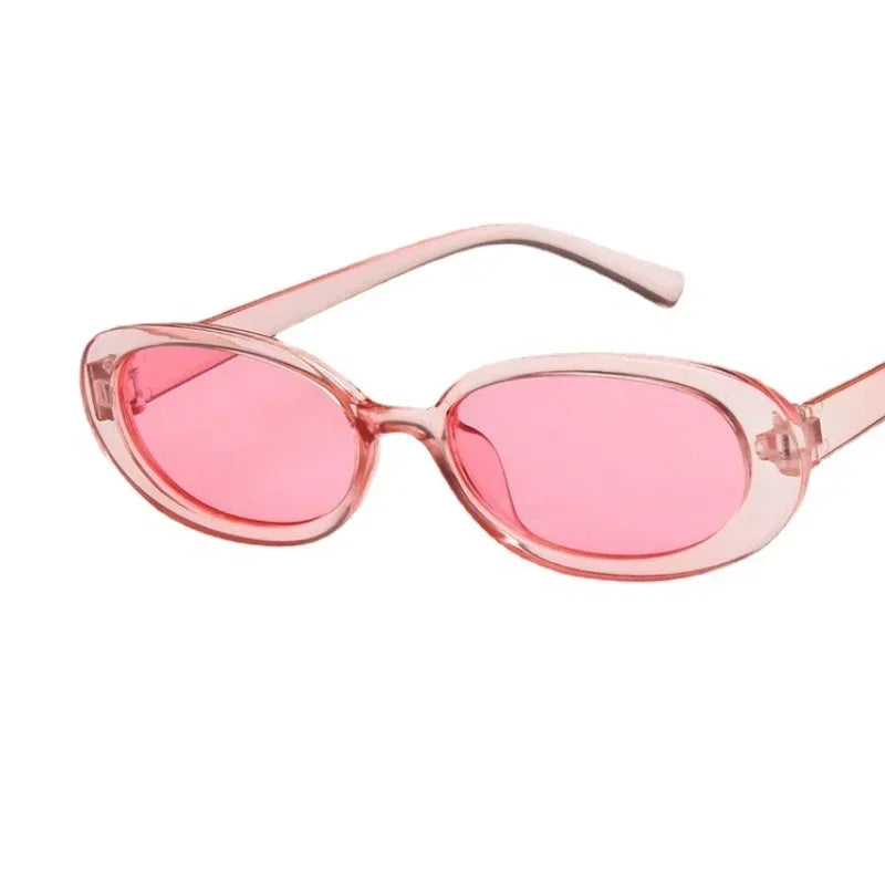 Lunettes de soleil ovales rétro femme UV400 tendance - NatyGlam's