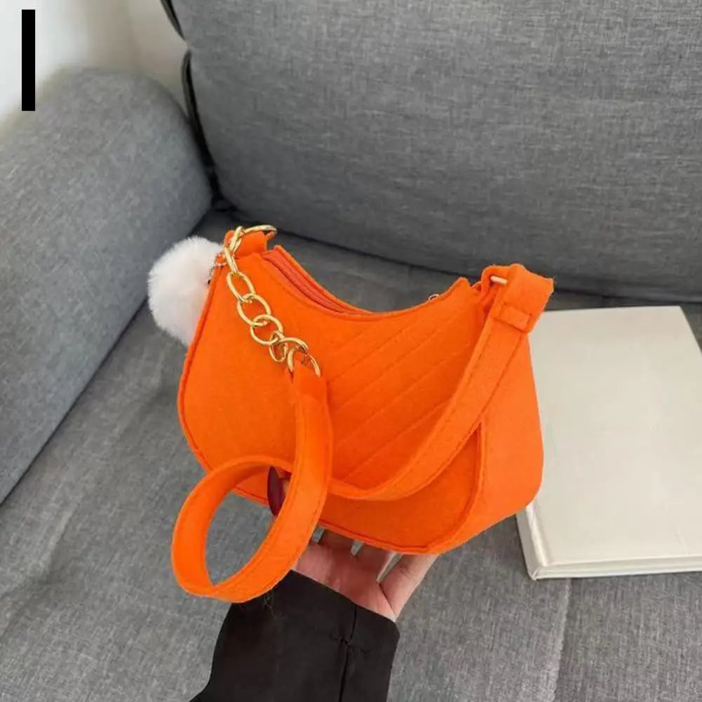 Mini Sac Bandoulière Femme en Feutre Elégant - NatyGlam's