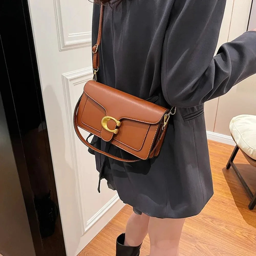 Sac Bandoulière mode 2026 Carré Elégant en PU - Petit sac vintage - NatyGlam's