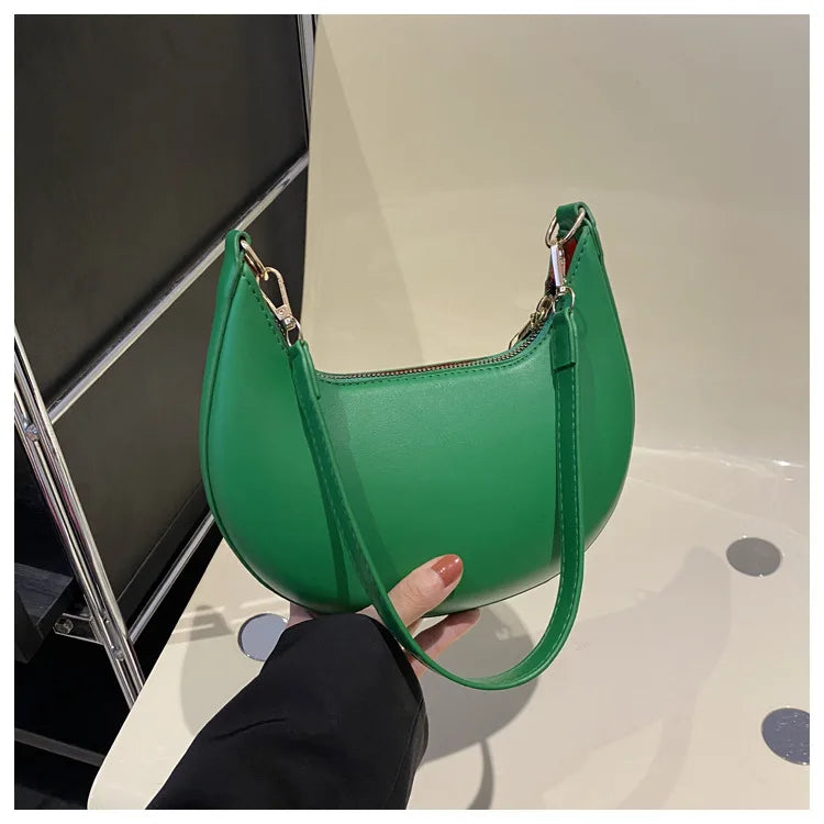 Sac Bandoulière Demi-Lune Luxe Femme - NatyGlam's