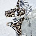 Maillot de bain 2 pièces léopard à découpes sexy collection 2026