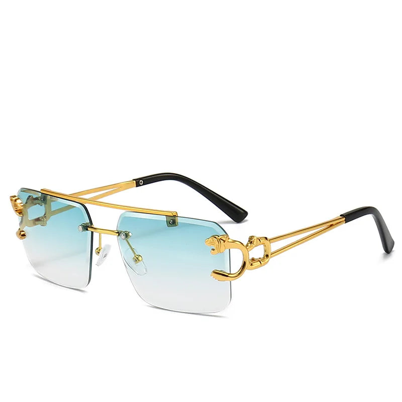 Lunettes de soleil carrées de luxe femme UV400 - NatyGlam's