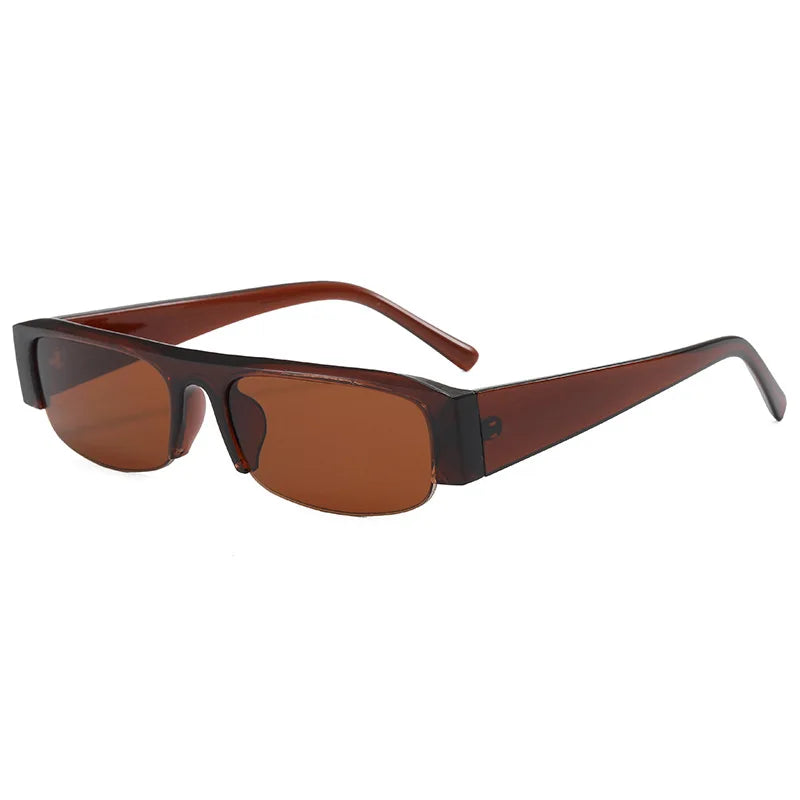 Lunettes de soleil UV400 Rectangulaires Vintage - NatyGlam's