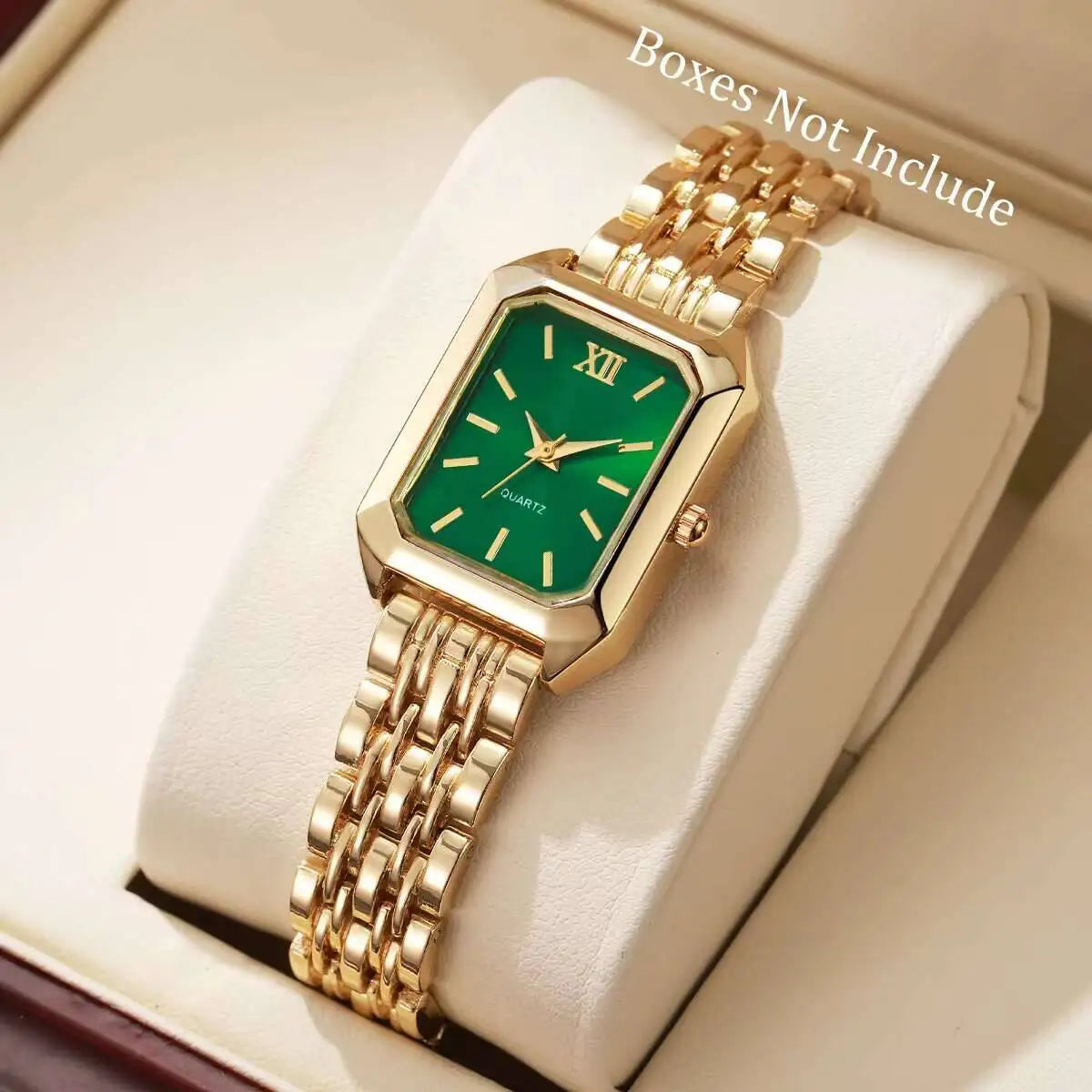 Montre Femme Rectangulaire Elégante à Quartz - NatyGlam's