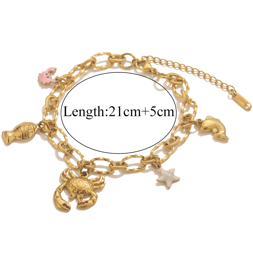 Bracelet Etoile de Mer Acier Inoxydable - NatyGlam's