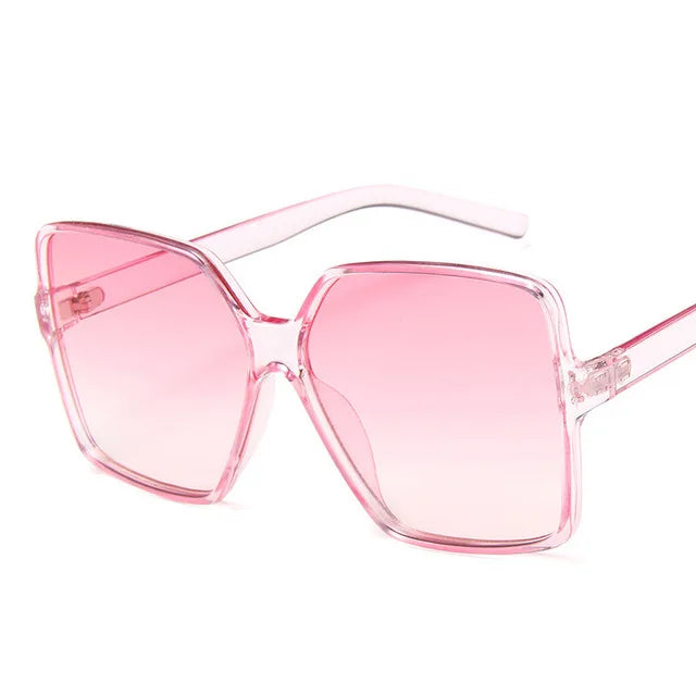 Lunettes de soleil oversize femme dégradé tendance UV400 - NatyGlam's