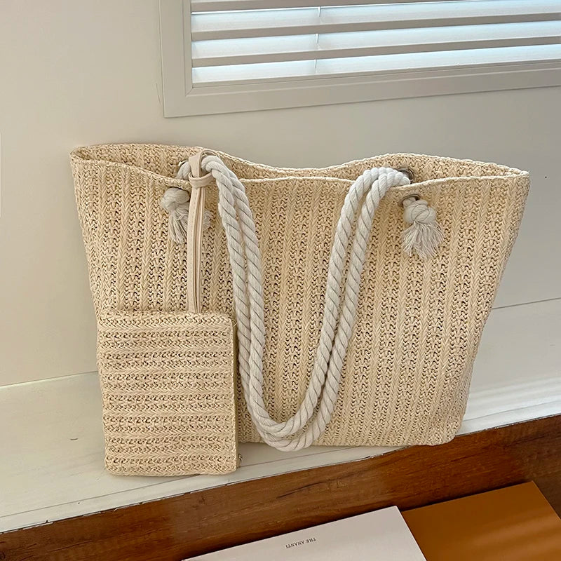 Sac à main Femme en Paille Grande Capacité - NatyGlam's