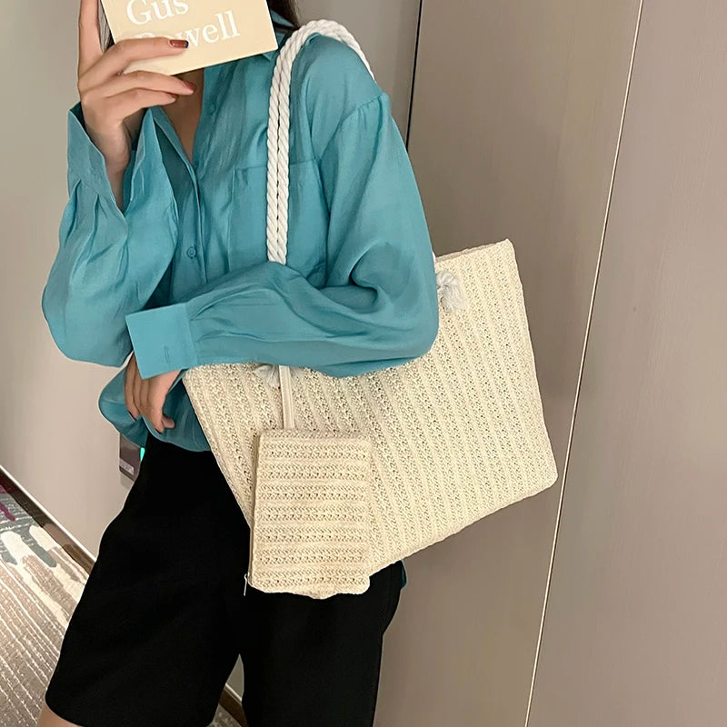 Sac à main Femme en Paille Grande Capacité - NatyGlam's