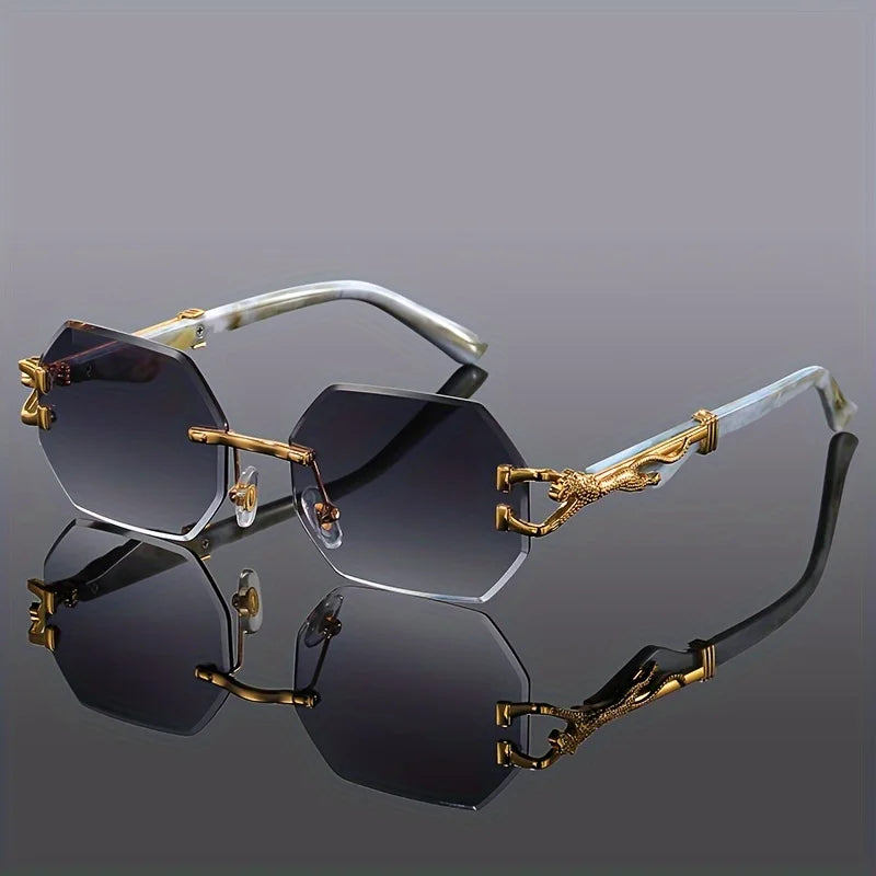 Lunettes de Soleil Géométriques Femme UV400 Tendance - NatyGlam's
