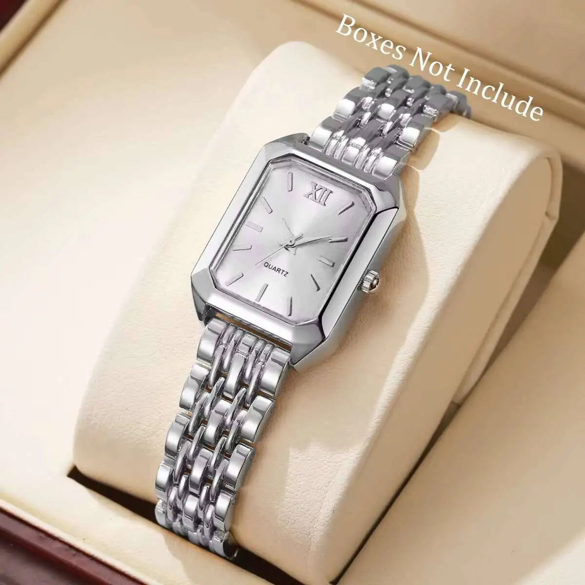 Montre Femme Rectangulaire Elégante à Quartz - NatyGlam's