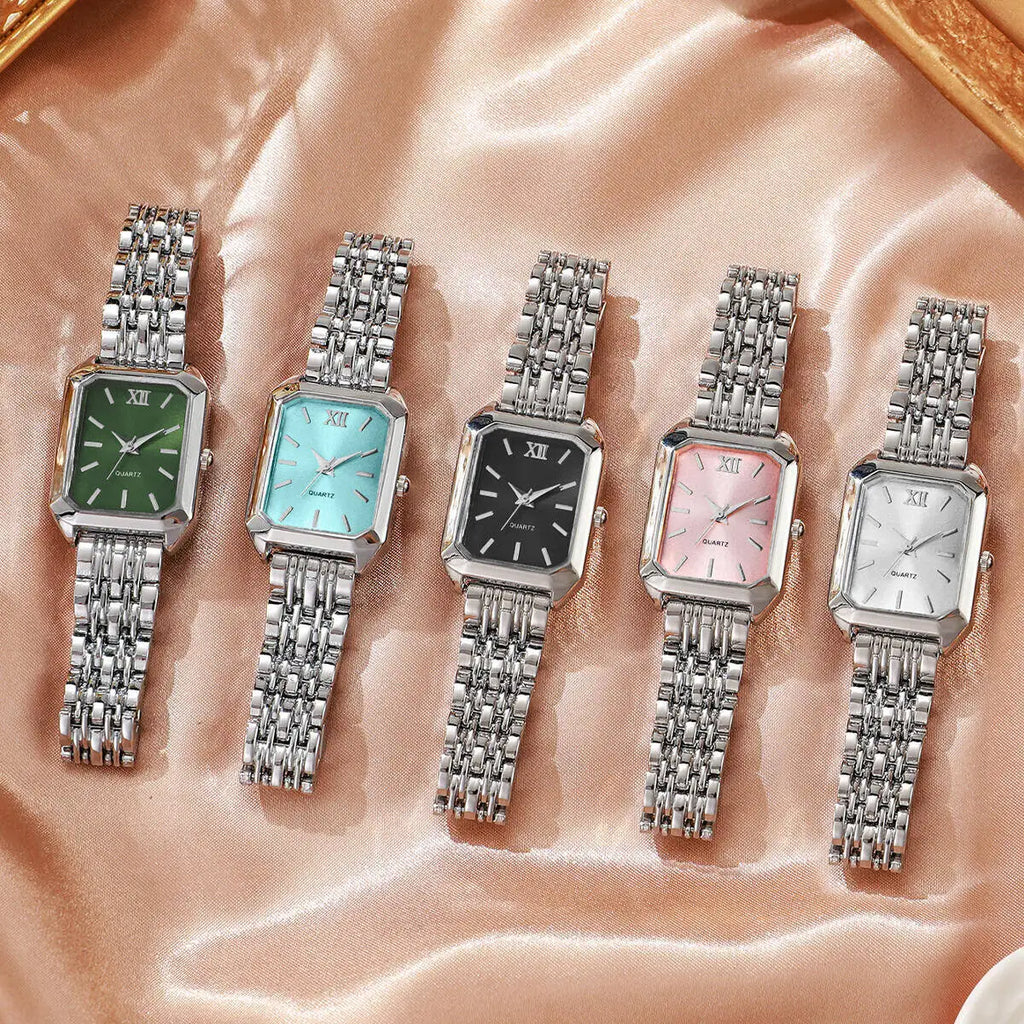 Montre Femme Rectangulaire Elégante à Quartz - NatyGlam's