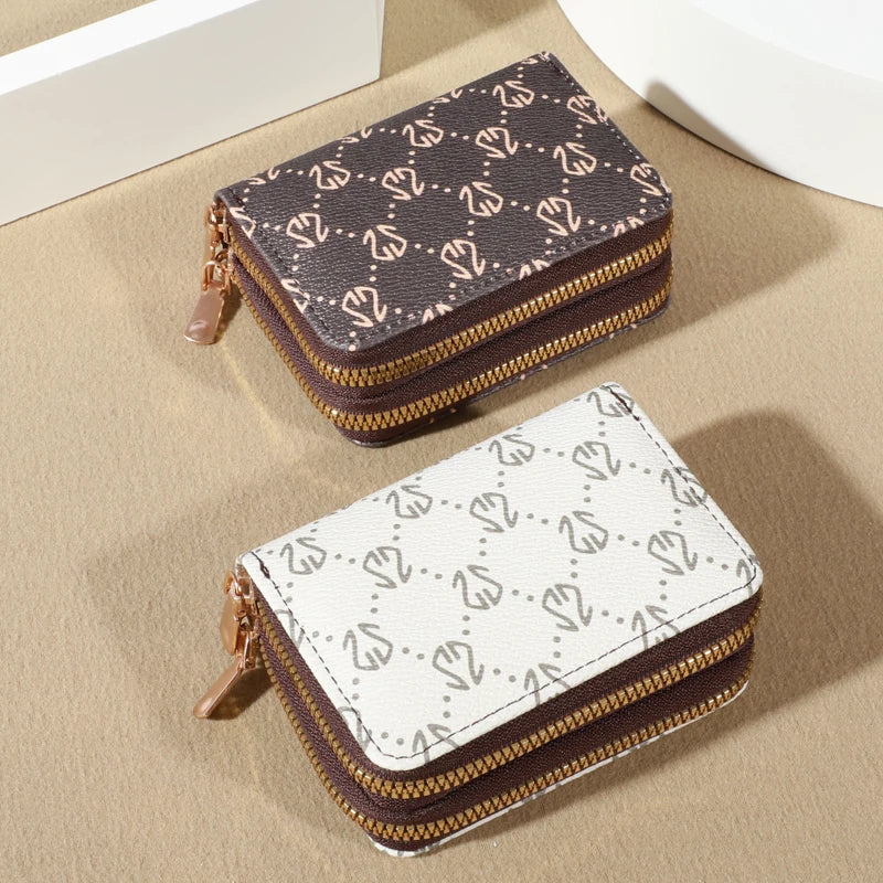 Porte-Cartes Vintage Zippé Femme - NatyGlam's