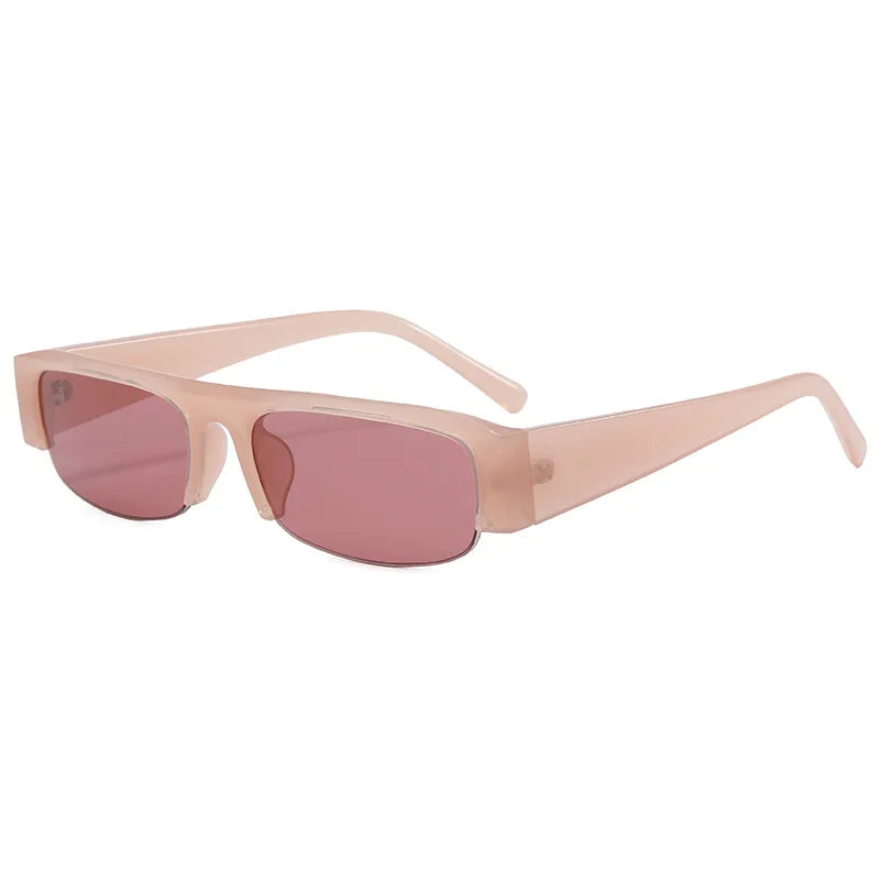 Lunettes de soleil UV400 Rectangulaires Vintage - NatyGlam's