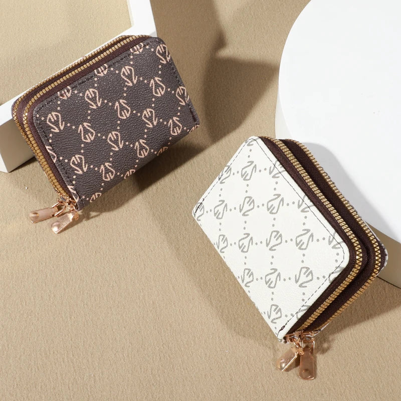 Porte-Cartes Vintage Zippé Femme - NatyGlam's