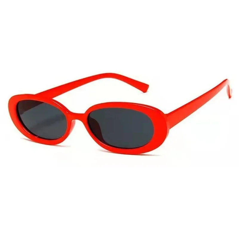 Lunettes de soleil ovales rétro femme UV400 tendance - NatyGlam's