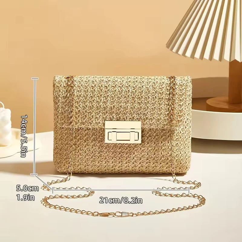 Sac Bandoulière Elégance Chaîne Dorée - NatyGlam's