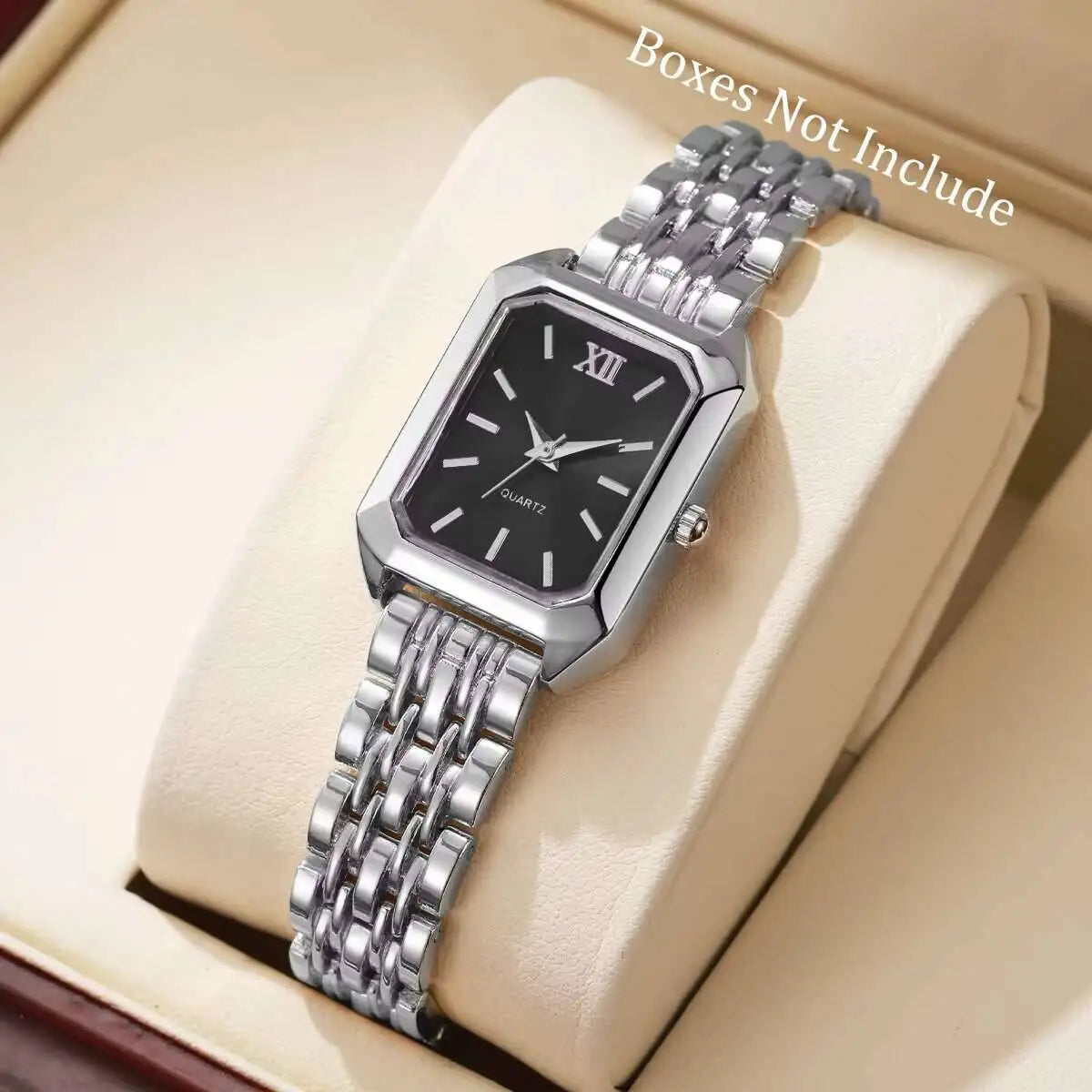 Montre Femme Rectangulaire Elégante à Quartz - NatyGlam's