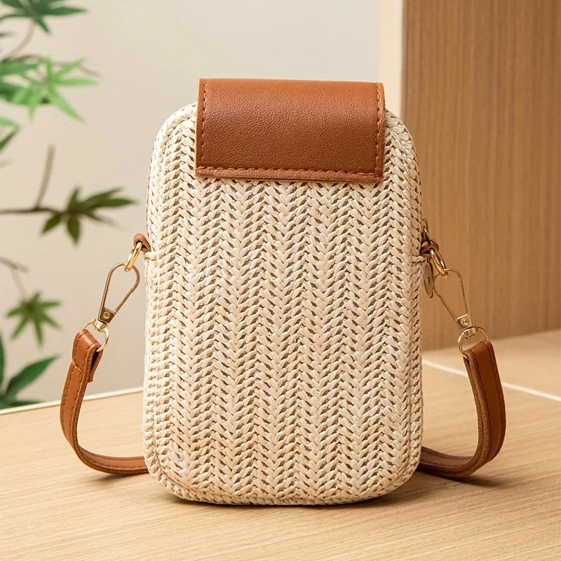 Sac bandoulière mini décontracté style street pour femme Pochette téléphone
