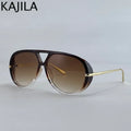 Lunettes de soleil pilote oversize femme style luxe UV400 - NatyGlam's