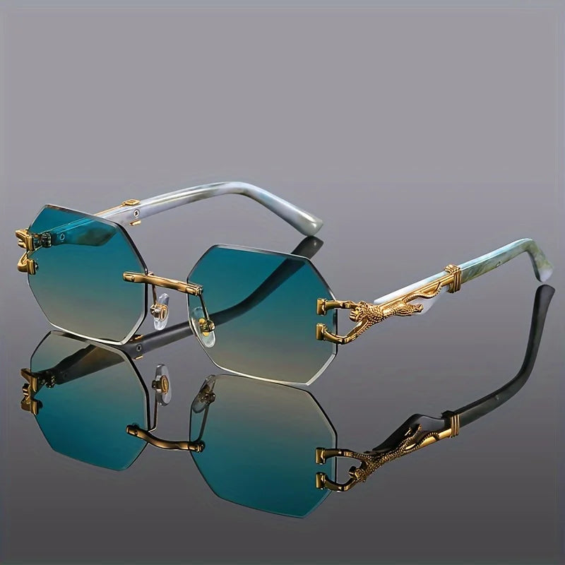 Lunettes de Soleil Géométriques Femme UV400 Tendance - NatyGlam's