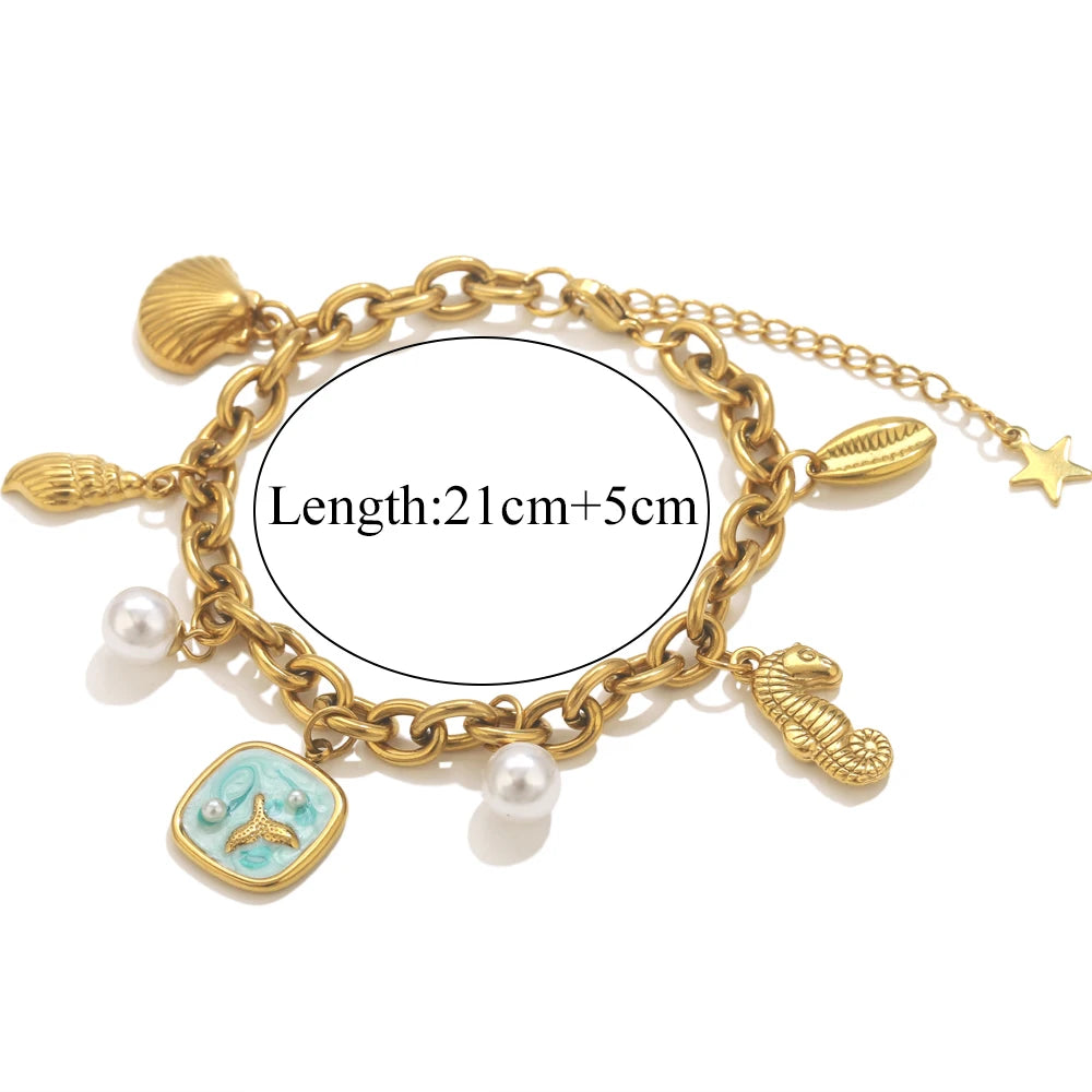 Bracelet Etoile de Mer Acier Inoxydable - NatyGlam's