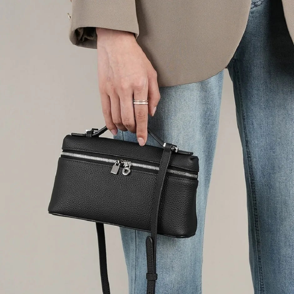Sac Bandoulière Luxe Femme Effet Lychee - chic et élégant - NatyGlam's