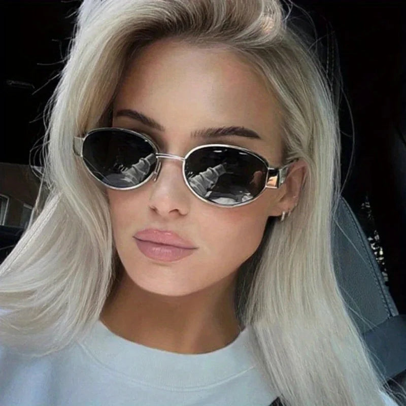Lunettes de soleil ovales tendance femme - NatyGlam's