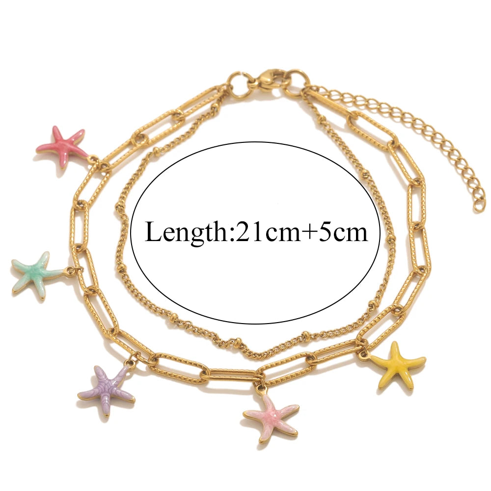Bracelet Etoile de Mer Acier Inoxydable - NatyGlam's