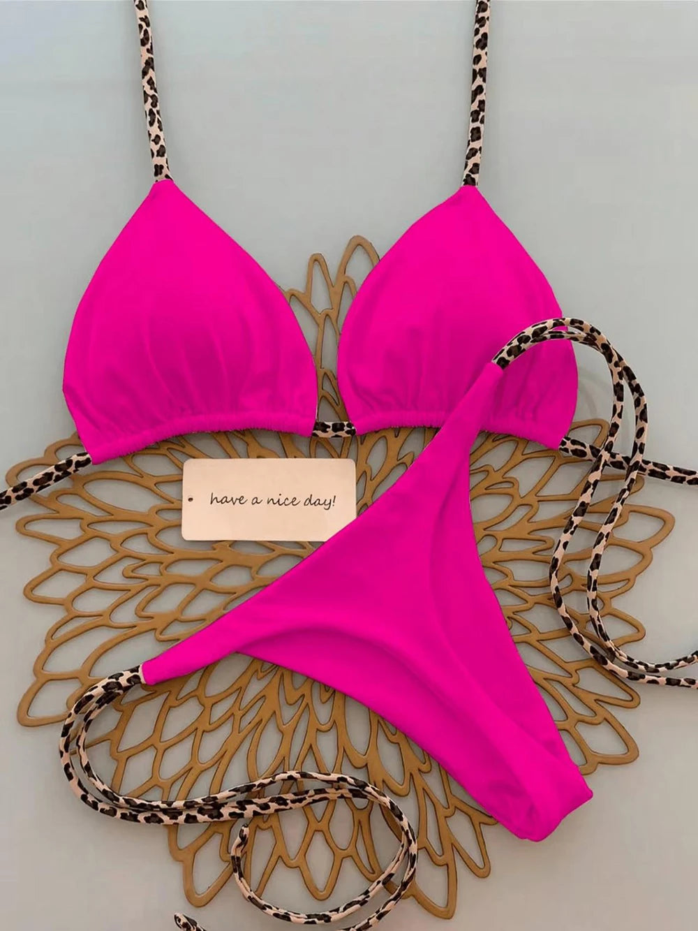 Maillot de bain femme 2 pièces bikini string triangle différents modèles et coloris