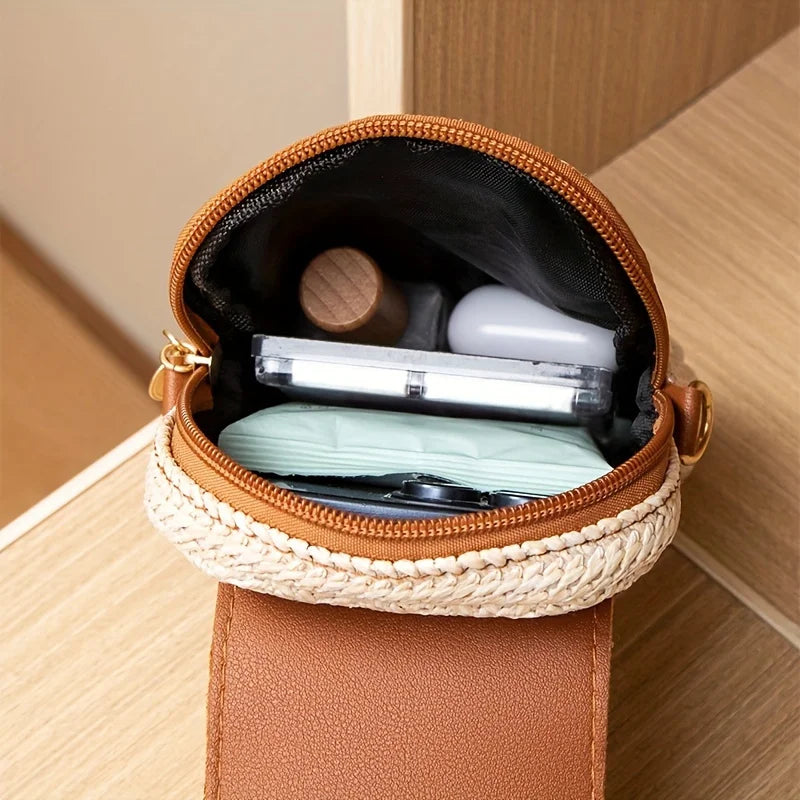 Sac bandoulière mini décontracté style street pour femme Pochette téléphone