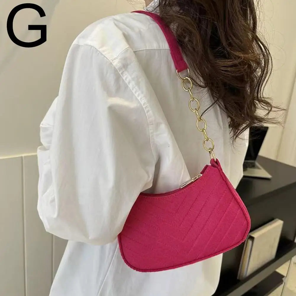 Mini Sac Bandoulière Femme en Feutre Elégant - NatyGlam's
