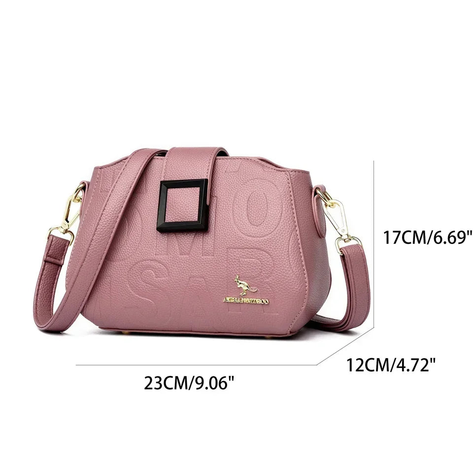 Sac bandoulière Femme à Boucle Carrée - NatyGlam's