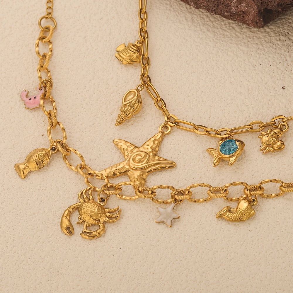 Bracelet Etoile de Mer Acier Inoxydable - NatyGlam's