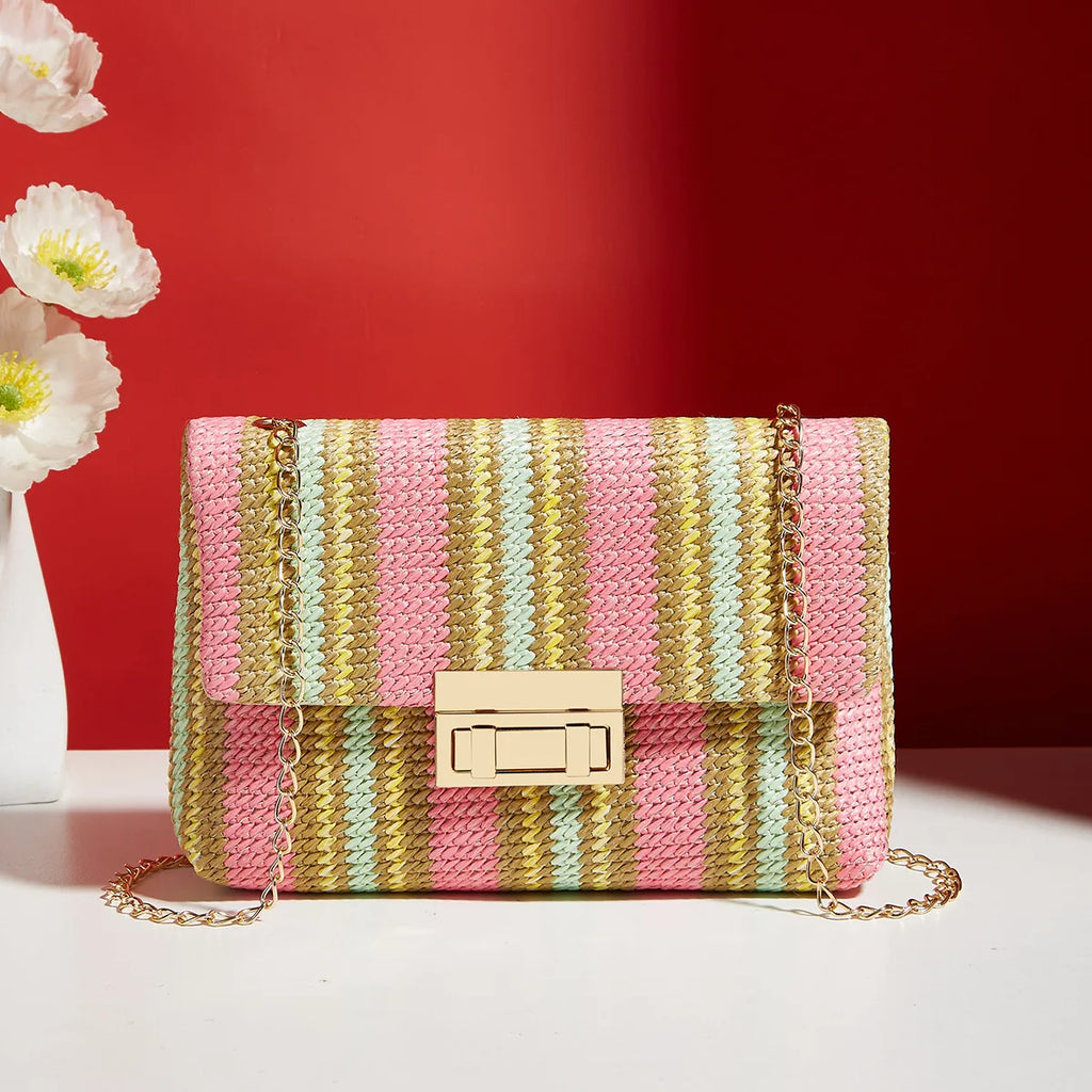 Sac Bandoulière Elégance Chaîne Dorée - NatyGlam's
