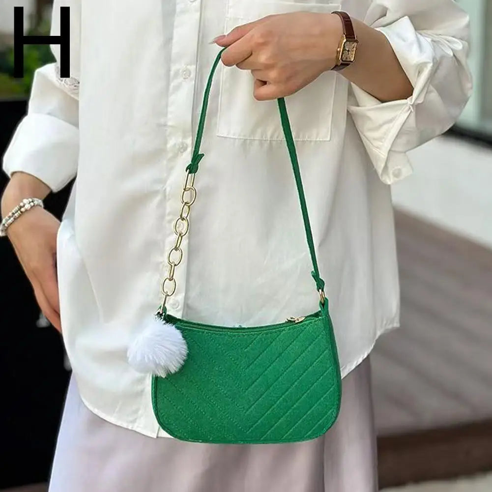 Mini Sac Bandoulière Femme en Feutre Elégant - NatyGlam's