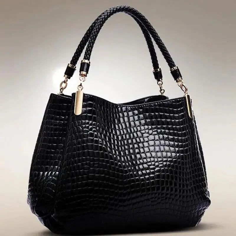 Sac à main Femme Effet Crocodile - Sac élégant Grande Capacité - NatyGlam's