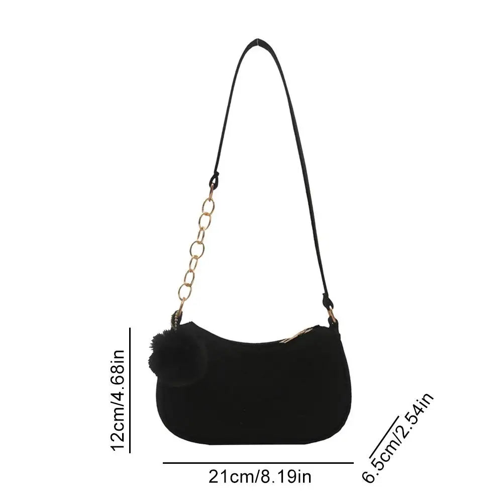 Mini Sac Bandoulière Femme en Feutre Elégant - NatyGlam's