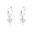 Boucles d'oreilles Coeur en Acier Inoxydable - NatyGlam's