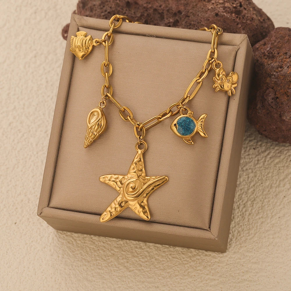 Bracelet Etoile de Mer Acier Inoxydable - NatyGlam's