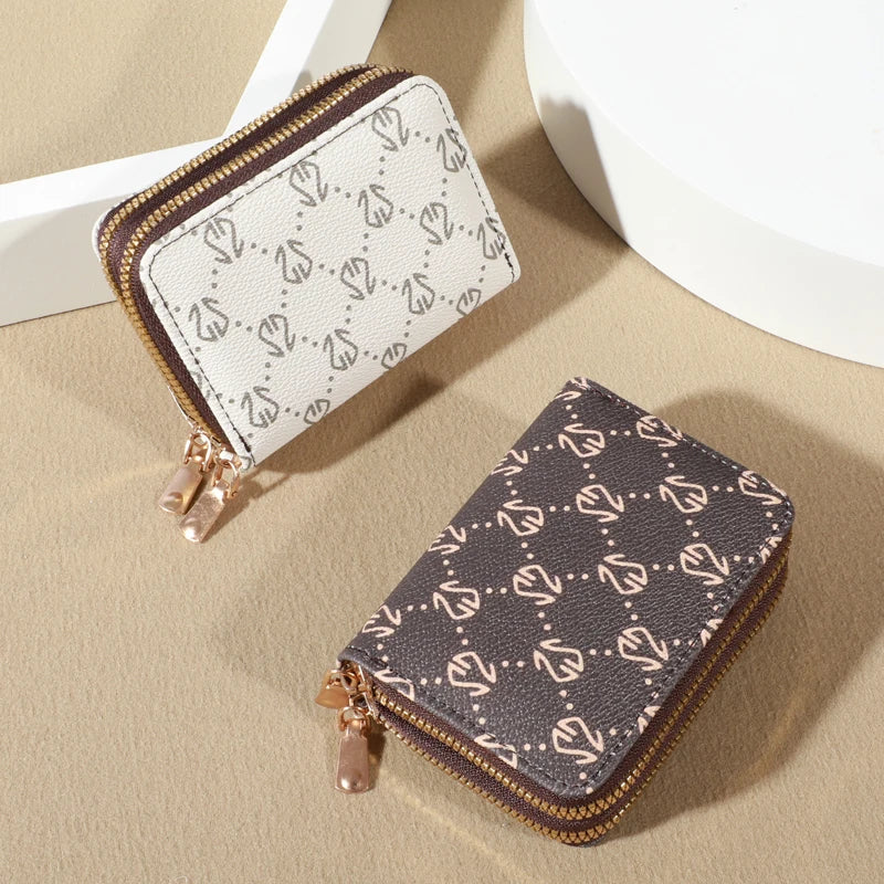 Porte-Cartes Vintage Zippé Femme - NatyGlam's