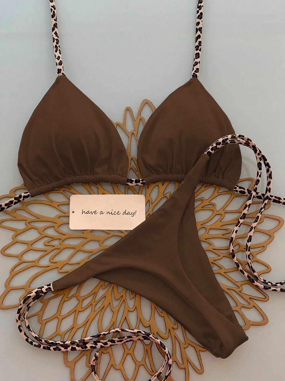 Maillot de bain femme 2 pièces bikini string triangle différents modèles et coloris