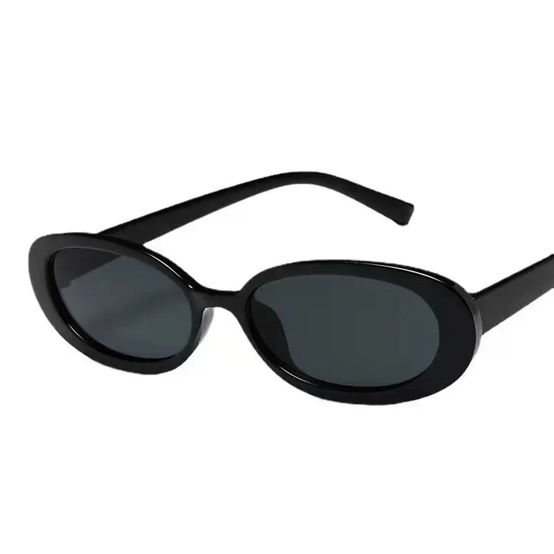 Lunettes de soleil ovales rétro femme UV400 tendance - NatyGlam's